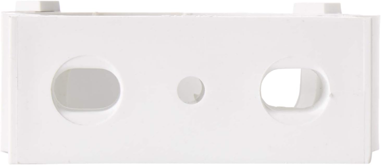 101-115HSPP White 10pack White Surface Mount Polypropylene Pipe Hanger, American Made for 4 inch Pipe, one-Piece Hanger for Pipes, Cable, or Conduit.