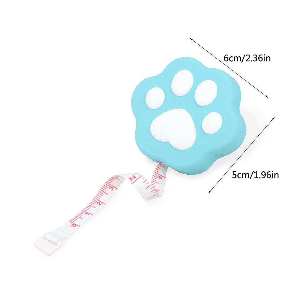 Cartoon Body Measure Tape 40'' with Lock Pin Retract Measuring Tape Body Cloth Measuring Tape for Sewing Tailors