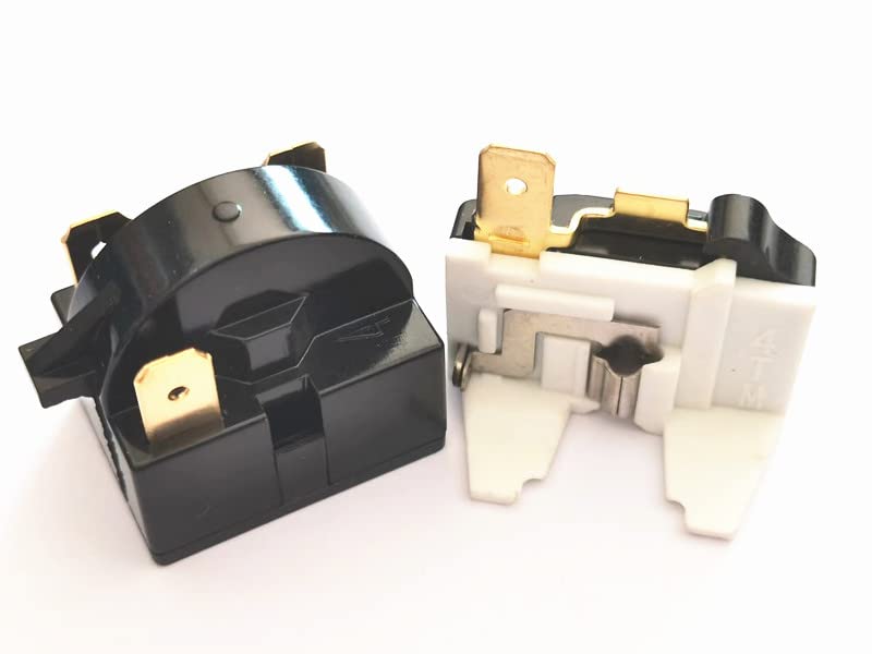 Miniatura 6 de Compresor 4.7 Ohm 3-Pin PTC StarterStart Relay and Overload Kit Compatible con Mini Frigoríficos, Refrigeradores Compactos, Enfriadores de Bebidas y