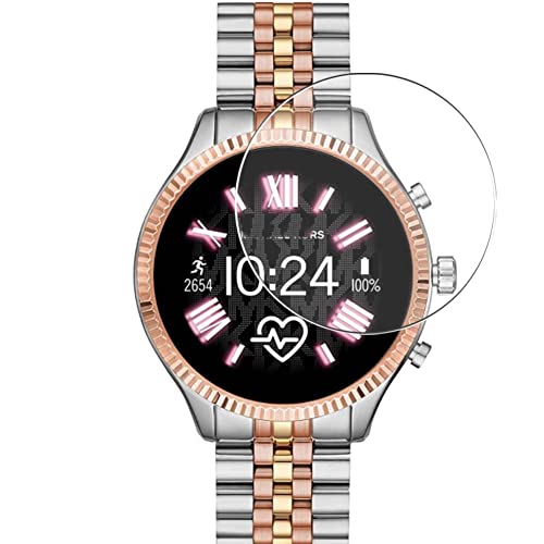 Vaxson 3-Pack TPU Pellicola Protettiva, compatibile con Michael Kors Access Gen 5 Lexington MKT5078 MKT5082 MKT5077 MKT5080, Screen Protector Film [Non Vetro Temperato Cover Custodia ]
