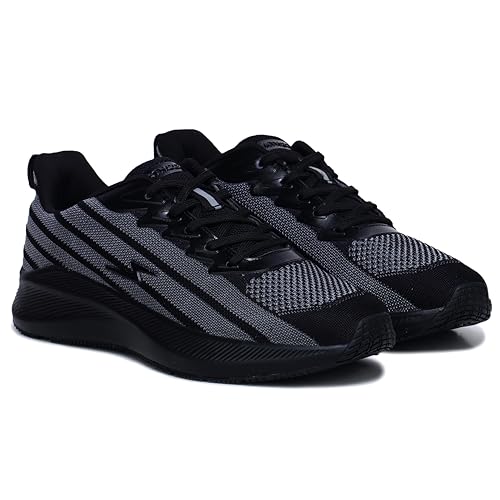 Image of ATHCO mens Mark Running Shoes for Man Comfortable Men's Sports Shoes with Memory Foam Cushioned Insole Sports Shoes for Men Running Walking Lightweight Gym Shoe for Men Comfortable Stylish & Casual Walking Shoe for Man Anti Slip Gym Footwear