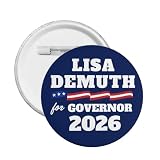 Demuth 2026 buttons pin Lisa Demuth For Minnesota Governor 1 Pcs Tin Metal Badge Button Pin 59