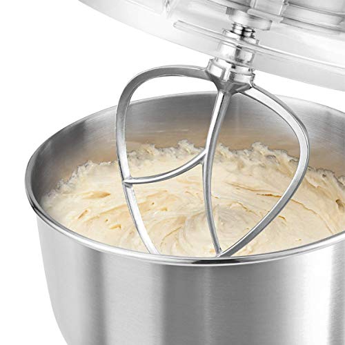 ProfiCook Knetmaschine | Universalküchenmaschine | 3in1 | 8 Geschwindigkeitsstufen | 1500 Watt | 6,7 Liter Edelstahlschüsse | Glas Mixer 1,5 Liter | Fleischwolf | Beleuchteter Drehregler | PC-KM 1189