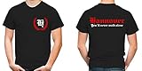 hässlichesShirt87 Hannover Kranz T-Shirt  Liga  Trikot  Fanshirt  Bundes  M2 (M)