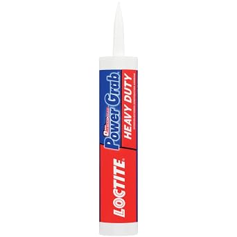 Loctite 2032666 Power Grab Express Heavy Duty Construction Adhesive, 9 fl oz, White