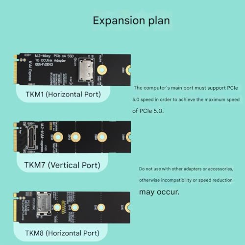 Support de carte graphique externe PCIe 5.0 à faible latence - 6