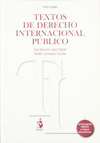 Portada de Textos de Derecho Internacional Público