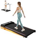 HomeFitnessCode Walking Pad Laufband mit Neigung - Laufpad für Zuhause Steigung 1-8 KM/H Walkpad Untertisch Elektrisch Walking Band Klein Gehband Treadmill Running, Schwarz
