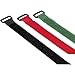 Price comparison product image Hama 00020538 Hook & Loop Reusable Cable Management Ties with Buckle for Cables/Wires/Pipes/Tubes, 250 mm - Multicoloured