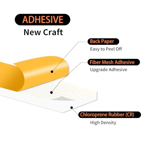 Image of Foam Tape,Weather Stripping,High Density CR,Soundproof,1 /2 in x 1 /8 in x 26Ft