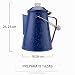 Imagen de Coletti Cafetera clásica con percolador esmaltado : la cafetera Original para Acampar Hecha Moderna