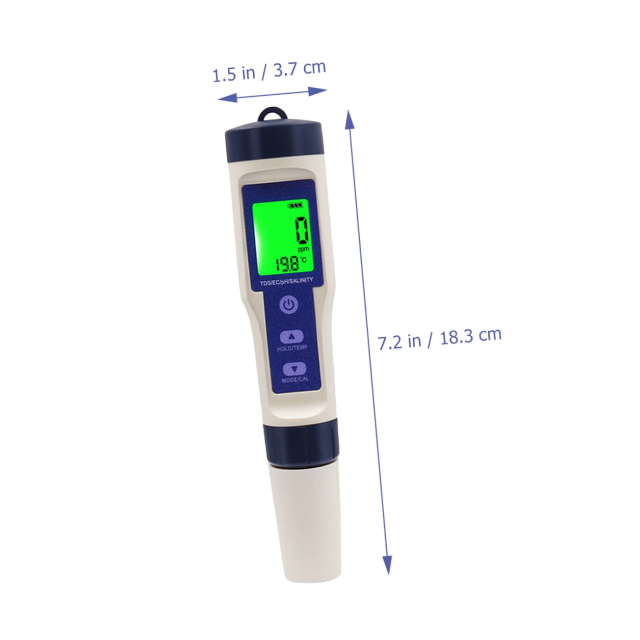 Ciieeo Medidor de Salinidad Digital para Acuarios Medidor de Calidad de Agua de Mar de Alta Precisión de Agua Salada para Uso