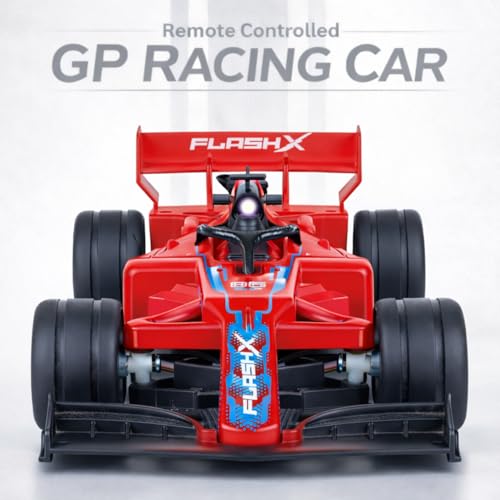 Image of High-Speed RC Car for Kids| 2.4GHz Remote Control Car with 150+ ft Range| Mist Smoke Effect| LED Lights| Multi-Direction Control| USB Type-C Rechargeable Racing Car Toy|Red
