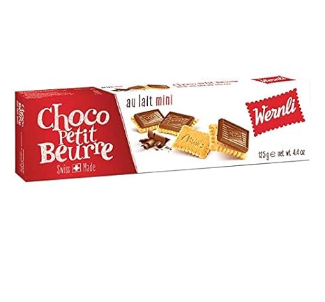 Amazon Com 瑞士进口饼干万恩利巧客佩黄油奶巧克力迷你饼干125g休闲小零食