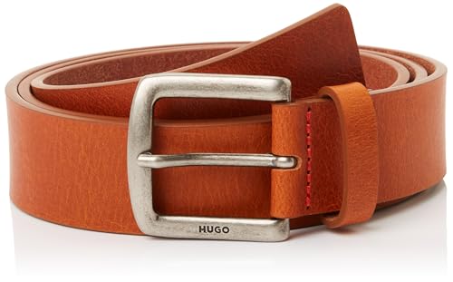 Hugo Men's Gordy_sz35 10276207 01 Belt, Medium Brown, 100 cm