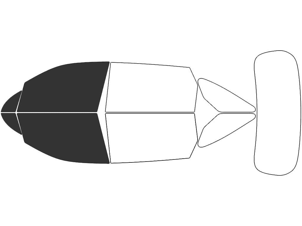 Rvinyl Window Tint Kit Compatible with Kia Sorento 2021-2023 - Front Precut Kit - 20%