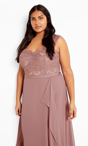 Image of City Chic Women's Plus Size Maxi Cocktail Dress - Sweet Evie