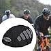 Bike Helmet Cover Bicycle Helmet Rain Cover Reusable Reflective Hood Snow Cover for Camping Hunting Motorcycle Sports Outdoor, Black