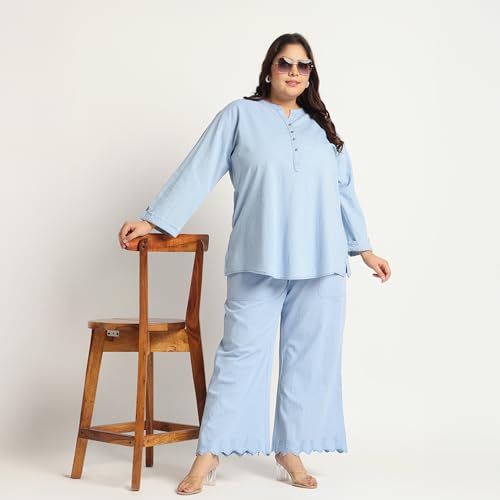 Image of Women's Co-Ord Set Relaxed Fit for Women | Two Piece Suit Top & Pant| Full Sleeve Cord Dress for Women | Casual Wear Co-ord Set for Women