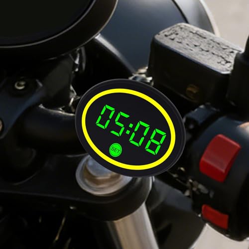 Reloj de Motocicleta LED impermeable con indicador de voltaje digital 2