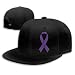 Produktbild DAIAII Herren Baseball Caps,Hüte, Mützen, Classic Baseball Cap, Pancreatic Cancer Awareness Ribbon Mens Womens Adjustable Plain Baseball Cap Hip Hop Hats