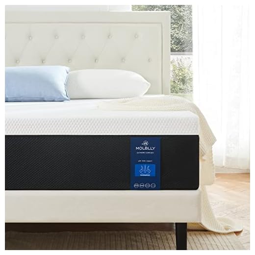 Molblly Full Size Mattress, 10 Inch Premium Cooling-Gel Memory Foam Mattress Bed in a Box, Full Bed Supportive & Pressure Relief with Breathable Soft Fabric Cover, Medium Firm