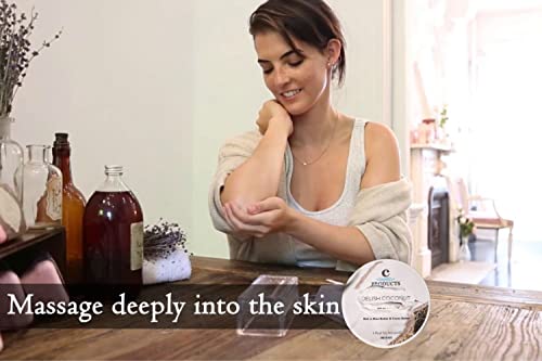 C-Product - Delish Coconut - Dead Sea Body Butter Coconut Rich In Cocoa & Pure Shea Butter Vitamin E - Natural Butter For All Skin Types - All The Minerals Are Included. Size:250G (8.8 Fl Oz) #TOP5