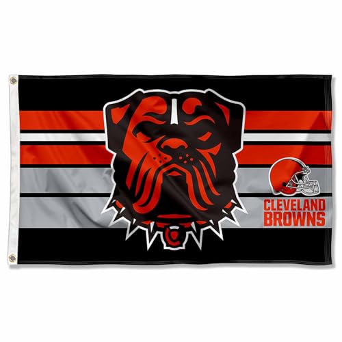 Cleveland Browns Throwback Retro Vintage Large 3x5 Flag
