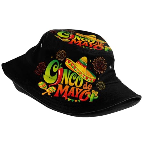 Image of Funny Duck Bucket Hat Fisherman Hat Beach Travel Sun Hat Outdoor Cap for Unisex Men Women