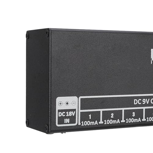 Fonte de Alimentação para Pedal de Efeito de Guitarra, Placa de Pedal de 10 Saídas Independentes Pow