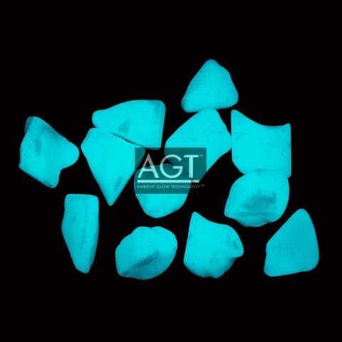AGT Aqua Blue 1/2" (12mm) Ultra Grade Glow Stones