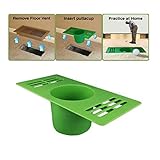 Fine Golf Indoor Exercise Ball Cup, Fitness Products Home Golf Practice Hole Cup Putting Putter Yard Garden Training Home Training Aids (Green)