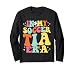 In My Soccer Tia Era Retro Game Day Groovy Long Sleeve T-Shirt