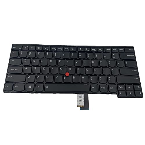 Siakoocty Laptop Replacement US Layout with Backlight Keyboard for Lenovo ThinkPad T440 T440P T440s T431 E431 L440 T450s L440 L450 L460 L470 T431S T450 e440 e431S T460 0C45328 04Y2763 PK130X72A00