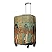 QSMBNET Travel Luggage Cover Women in ancient egypt Spandex Suitcase Protector Washable Baggage Covers Fashion Elastic Scratch-Resistant Luggage Cover Protector Fits 18-32 Inch Luggage