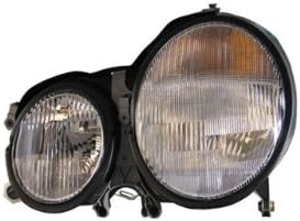 Mercedes E Class Replacement Headlight Assembly (Halogen) - 1-Pair