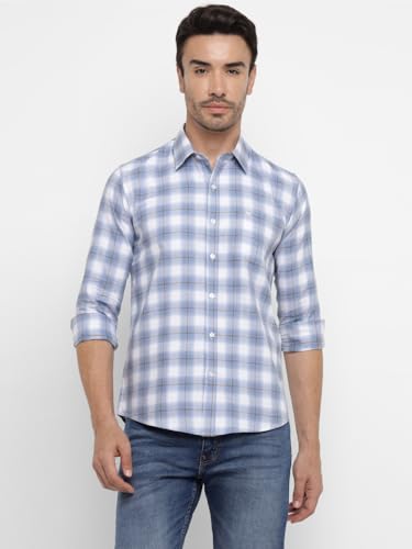Image of Allen Cooper Checks Shirts for Men - 100% Cotton Comfort Fit Casual and Formal Shirt - Breathable, Soft, Classic Style (Multiple Colors)