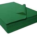 fieltro verde amazon CORTES: Nuestros cortes son bien manejables y mesuran aprox. 22 x 30 cm. Cada kit contiene 25 cortes de fieltro.