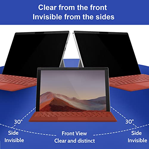 IPROKKO Privacy Screen for Surface Pro 7Plus/7/6/5/4/(12.3 inch), Magnetic Removable Microsoft Surface Privacy Filter - Image 3