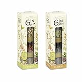 Gin Mix Pack Floral + Pack Cítrico | Set de 6 Botánicos para Gin Tonic | Cardamomo, Enebro, Hibisco, Cilantro, Pimienta Rosa y Flor de Azahar | Selección para amantes de la ginebra
