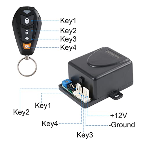 Carmocar New Shaved Handle Door Popper Kit 2 Door Kit With Remote One Set 85 Lb #TOP3