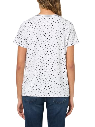 Image of Nautica Women's Solid V-Neck Short Sleeve T-Shirt Shirt
