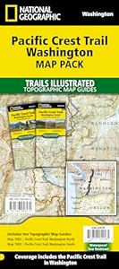 Pacific Crest Trail: Washington [map Pack Bundle]: Topographic Map Guides (National Geographic Trails Illustrated Topographic Map Guides)