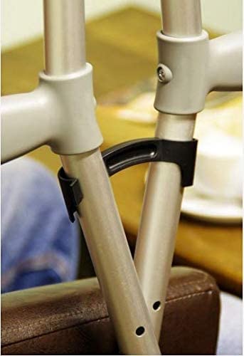 Bridgit Walking Stick/Crutch Holder Hook Clip - Link your Crutches Together & Stop Them Falling - Yellow - Image 4
