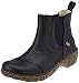 Produktbild El Naturalista Damen Chelsea Boots Yggdrasil, Frauen Stiefeletten,Wechselfußbett,halbstiefel,Kurzstiefel,uebergangsschuhe,Black,40 EU / 7 UK