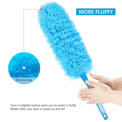 image for iHUFeather Rainbow Static Duster 24inch Reusable Microfiber Electrosta