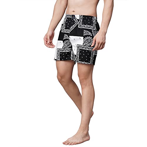 Image of Urban Scottish Ultra-Comfortable Men's Boxer Pants (Pack of 2), 100% Cotton With Stylish Print, Soft & Stretchy Elastic Waist Band, Dynamic Movement & Hardwearing Stitching, Breathable Gentle Snug Fit