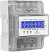 Produktbild Stromzähler Hutschiene 3 Phasig, Digitaler Stromzähler mit LCD-Display, Digitaler Stromzähler 230v 400V 5-100A, für Drehstromzähler Hutschiene Geeicht