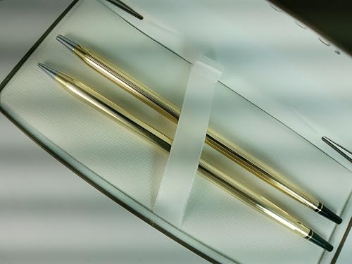 Cross Desk 10KT Gold Rolled/Filled Pen and 0.7MM Pencil Set