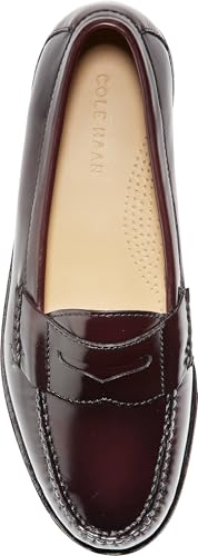 Cole Haan Cole Haan mens Pinch Penny loafers shoes, Burgundy, 9.5 Wide US